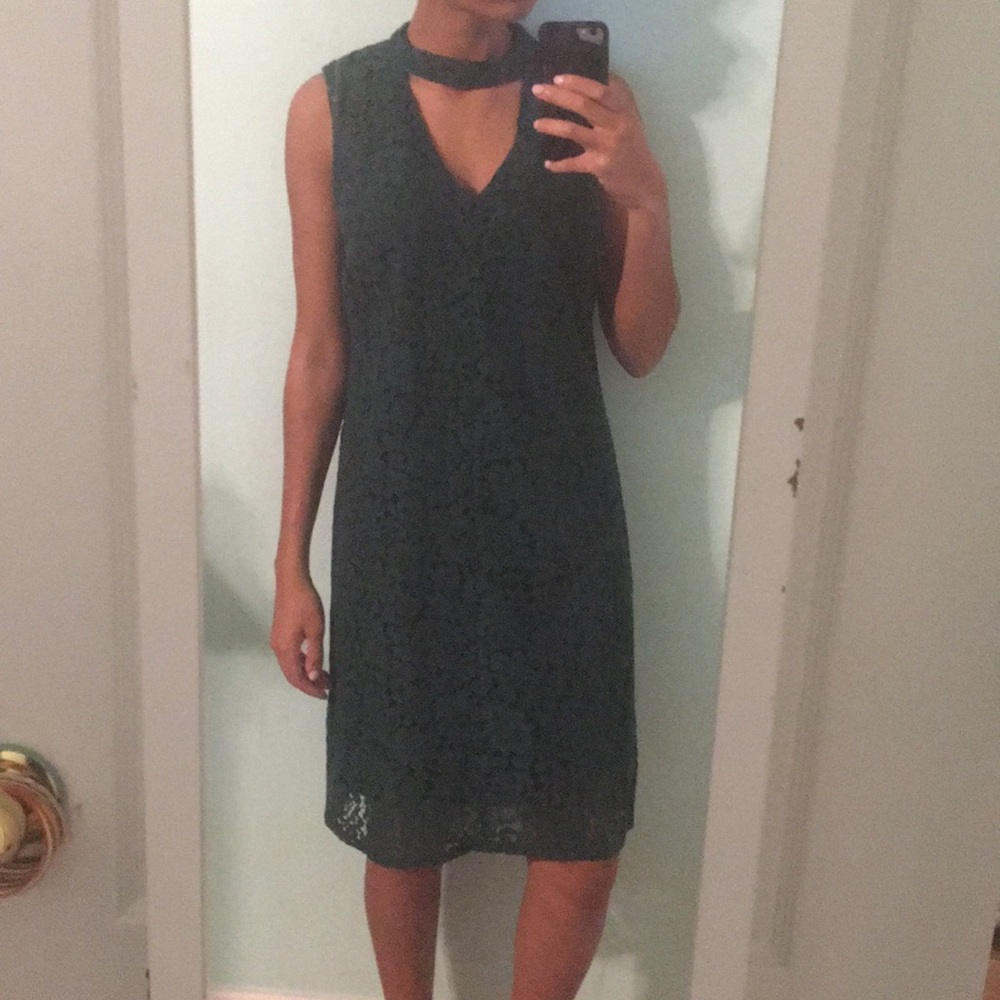 BRAND NEW Green Lace Dress Barn Dress
